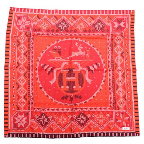 au coin du feu hermes|Hermès Au Coin du Feu Silk Scarf .